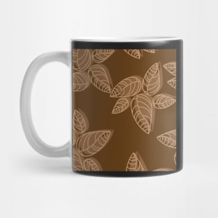 Brown Leaves Mug